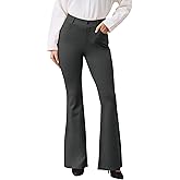 VIMPEP Women’s Classic Yoga Dress Pants High Rise Flare Soft Feeling Pull On Work Yoga Pants for Business Office Work 2102