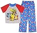 Pokemon Boys Pajamas (Little Kid/Big Kid) (8, Gray)
