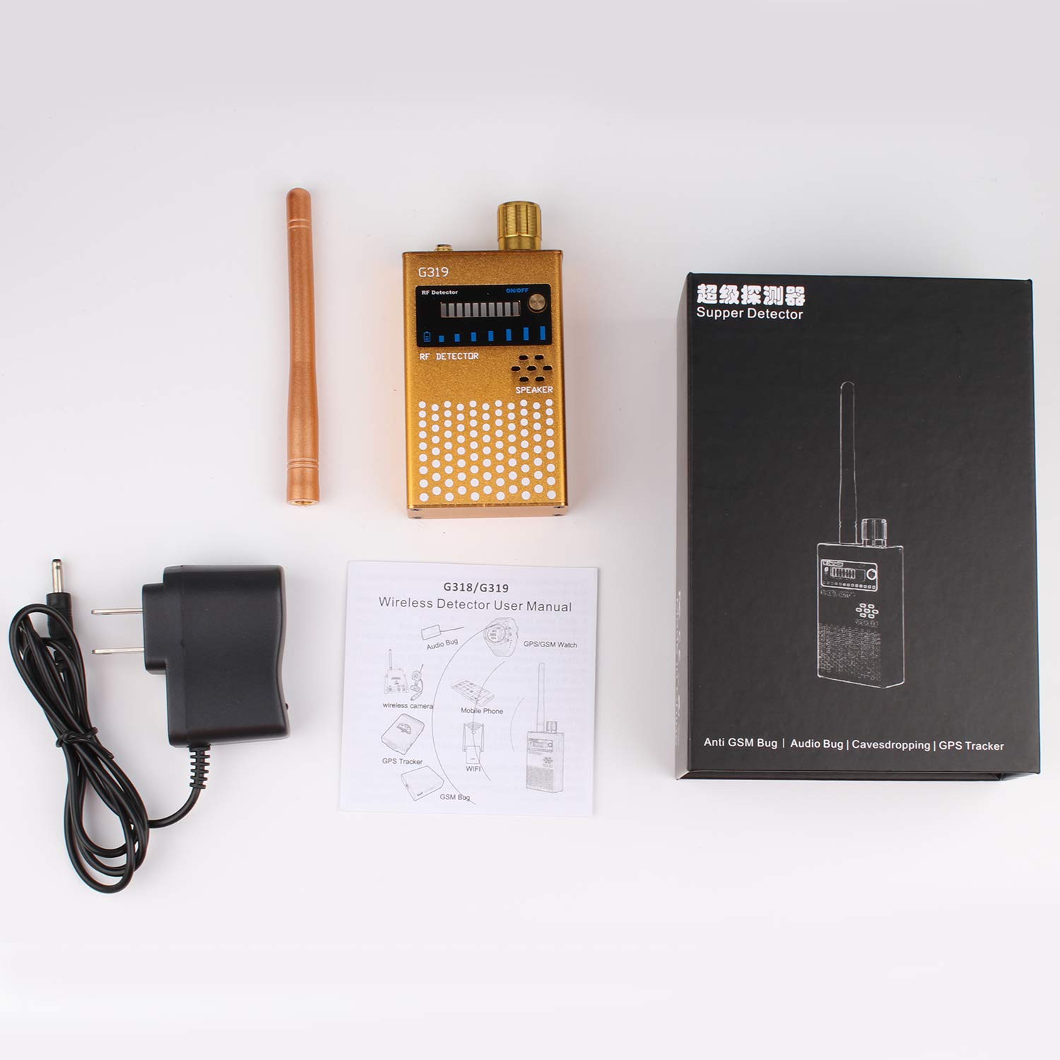 Amazon.com: Detector antiespía, detector inalámbrico de ...