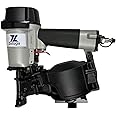 Zeluga 28-145 Pneumatic 15 Degree Coil Roofing Nailer with 120 PCS Load Capacity Coil Nailer Kit with Eye Protection and Repair Kit