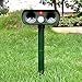 XNEMON Animal Repeller Ultrasonic Solar Power Pest Repeller Solar Powered Cat Dog Fox Deer Rodent Repellent for Farm Garden Outdoor