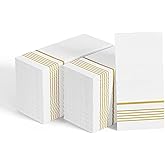 400 Pack Paper Napkins, Disposable Guest Towels Party Dinner Napkins Soft, Absorbent 3-Ply Hand Towels for Bathroom, Thanksgiving, Wedding and Events
