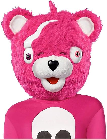 Spirit Halloween Fortnite Cuddle Team Leader Half Mask Amazon Ca Clothing Accessories