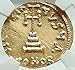 698 TR TIBERIUS III Apismar 698AD Ancient AV Byzantine S coin MS NGC