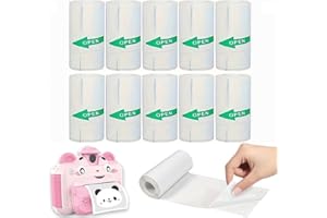 HMPBEFU 10 Rolls 57x25mm Self - adhesive Thermal Sticker Paper for Mini Printers - Perfect for Notes & Photos