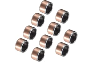 Kozelo 10pcs Sleeve Bearings - [8mm x 10mm x 6mm] Wrapped Oilless Bushings for Machine Shaft Use