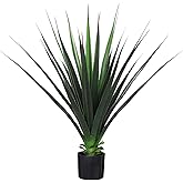 Veryhome 3FT Agave Plant Artificial Succulents 35 Inch Large Fake Outdoor Plants UV Resistant Faux Greenery for Indoor Home Office Floor Front Porch Decor