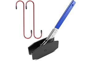 DIKTALK Brake Caliper Compression Tool,Heavy-Duty Caliper Piston Compressor Tool with Ratchet & 2 Caliper Hanger,Brake Pad Spreader for Single/Twin/Quad Piston Calipers, Car Truck SUV Brake Repair,Blue