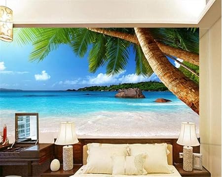 Byuvzhj Fond Décran Hd Bord De Mer Arbre De Noix De Coco