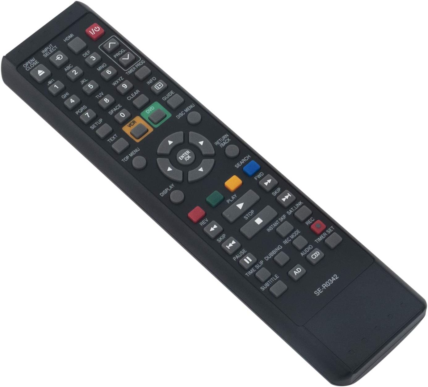 SER0342 Remote Control Replacement - VINABTY SE R0342 Remote Control for Toshiba SE-R0342 DVD Recorder Remote Controller - Image 3