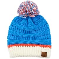 UGP Team Color Knit Pom Pom Beanie Hat - 100% Acrylic, One Size Fits Most - View #11