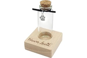 LIANNAN Custom Pet Fur Memorial Gifts,Pet Fur Keepsake Jar Personalised Pet Photo Gift，Dog Cat Pet Tooth Box Pet Keepsake，Dog Memorial,Loss of Pet ,Cat Keepsake Gift,Pet Remembrance,Pet Lovers Gifts (style 5)