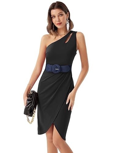 GRACE KARIN Women Wide Elastic Waist Belts Stretchy Suede Dress