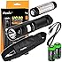 FENIX UC30 USB Rechargeable 960 Lumen Cree XM-L2 U2 multi battery type compatible LED Flashlight with, 2600mAh rechargeable battery, USB charging cable and 2 X EdisonBright lithium CR123A back-up batteries bundle