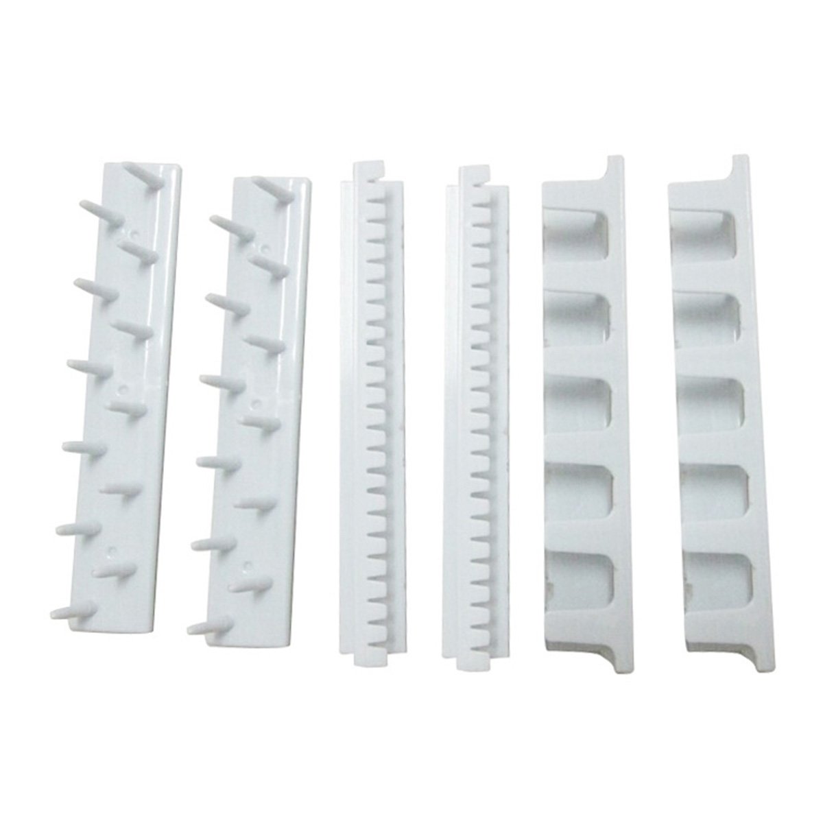 LONGQI 9 Pcs/Ensemble de Bijoux de Plastique Organiseur de Rangement Bijoux