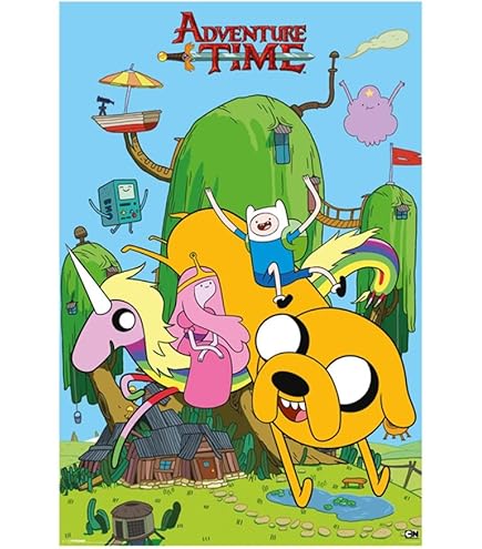 Amazon.com: Hot Stuff Enterprise Z032-24x36-NA Adventure Time