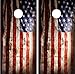 C295 Police Distressed American Flag Cornhole WRAP Wraps Laminated Board Boards Decal Set Decals Vinyl Sticker Stickers Bean Bag Game Vinyl Graphic Tint Image