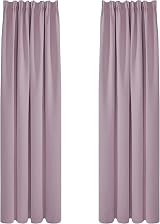 Deconovo Blackout Curtains Pink Lavender 2 Panels 55 x 96 Inches Thermal