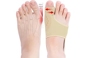sundpik 2PCS Bunion Corrector for Women & Men Big Toe, Big Toe Separator-Bunion Splint-Bunion Pads-Hammer Toe Straightener-Toe Spacers Pain Relief, Comfortable & Breathable for Day/Night