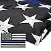 Homdox Thin Blue Line Flag 3x5 Ft with Embroidered Stars Sewn Stripes Blue Lives Matter Flag for Police and Law Enforcement Officers