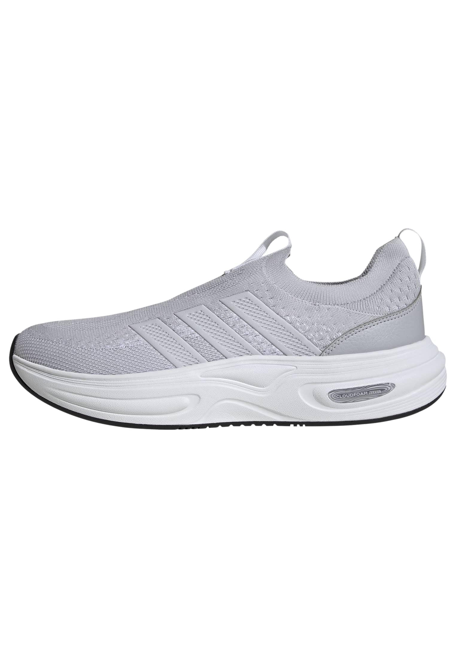 adidas Men’s Cloudfoam Cuxxion – Sock, Solid Grey/Dash Grey/White, 10