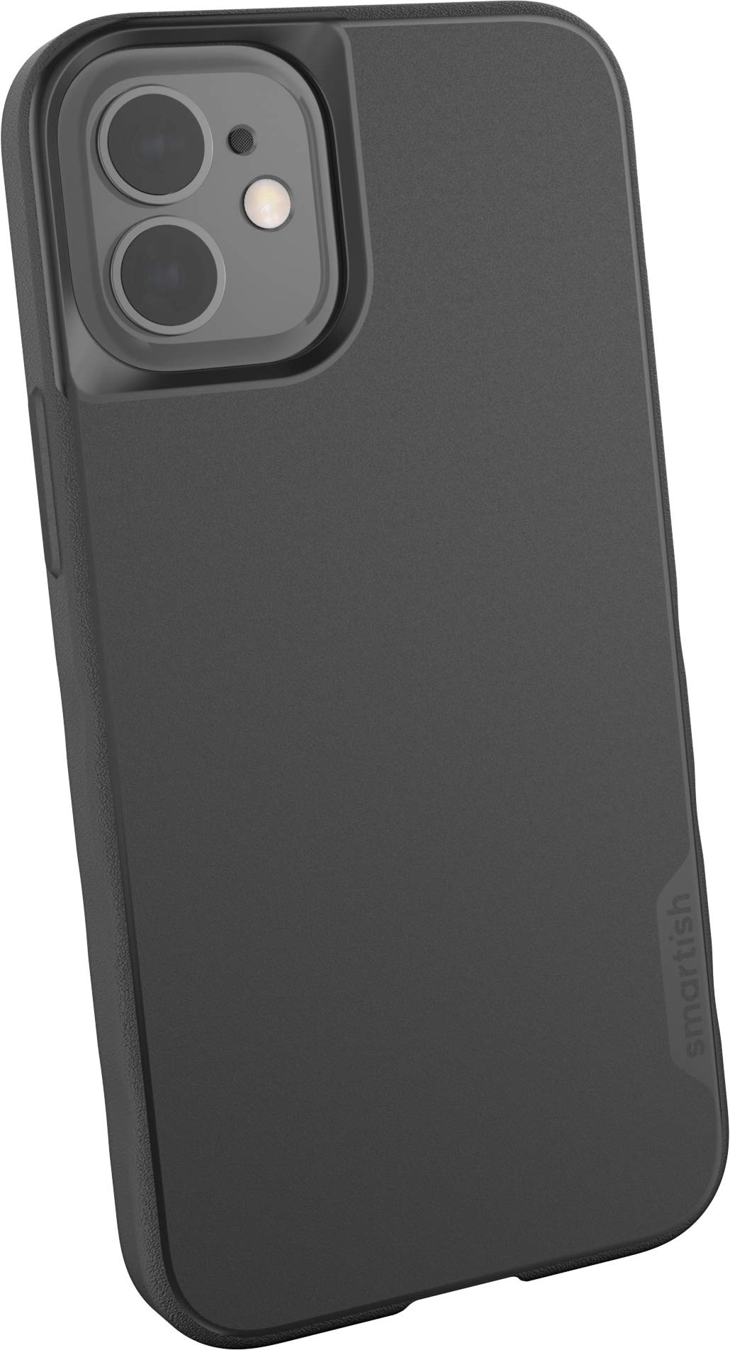 Smartish iPhone 12 Mini Slim Case - Gripmunk [Lightweight + Protective] Thin Cover (Silk) - Black Tie Affair — image 1