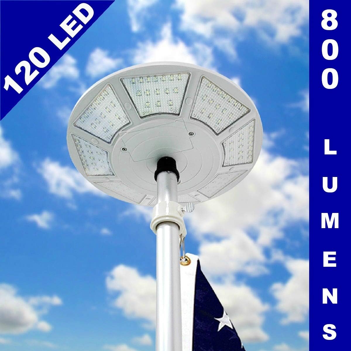Telepole Manufacturing Inc Updated Solar Flagpole Light