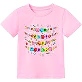 100 Days of School Shirt Girls Toddler Kids Funny 100th Day of School Celebration Tshirt Outfits 3-7T