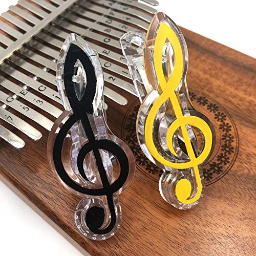Hooshion 10 pcs Music Note Clip Music Book Clip Music Page Holder Piano Book Clamps Suit for All Musical Instruments