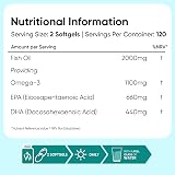 WeightWorld Omega 3 Fish Oil 2000mg 240 Softgels EPA DHA Capsules view 6