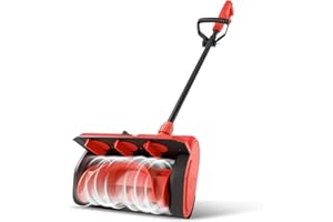 FormiPow Snow Shovel for Milwaukee M18 Battery, 1200W Brushless Snow Blower with 10 Inch Clearing Width, Directional Plate, S