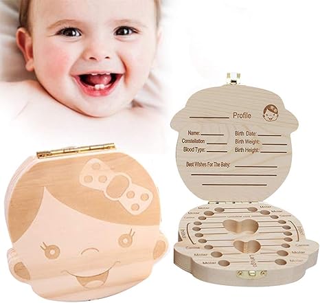 Porte Dents De Bebe En Bois Enfants Titulaire De Dents Organisent Boite Lait Lait Souvenir De Dents Pour Garder La Memoire De L Enfance Personnalisee Sur Mesure Pour Les Filles Amazon Fr Bienvenue