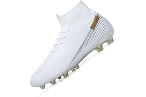 Roniluu Men Football Cleats,Women's Turf Soccer Shoes Indoor Outdoor Breathable Football Boots Youth Training Sneakers