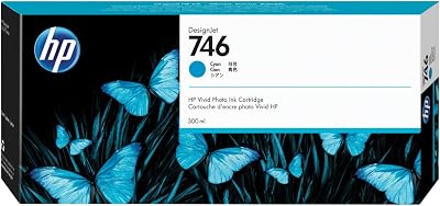 HP 746 Cyan Ink Cartridge 300ML DesignJet P2V80A Original HP