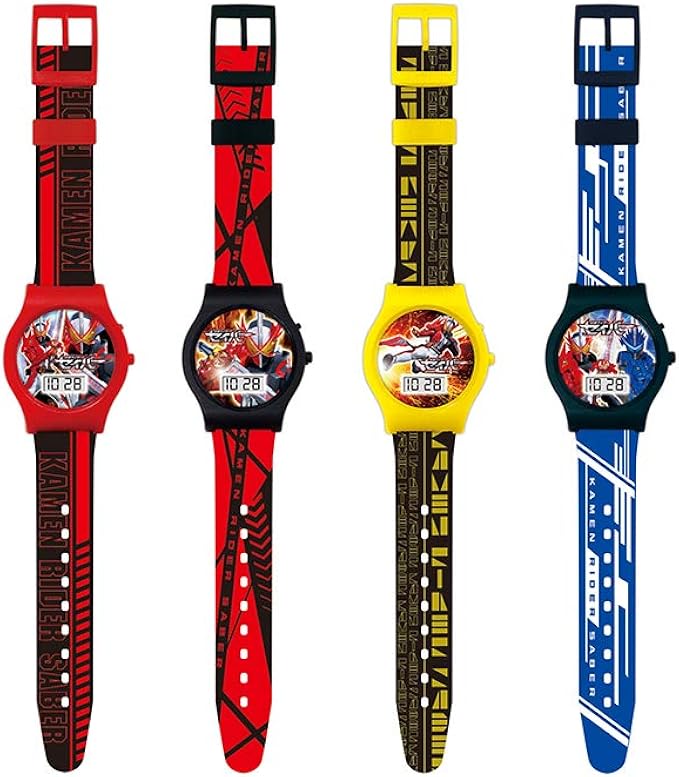 Amazon 仮面ライダー セイバー デジタル ウォッチ キッズ 腕時計 時計 デジタル ブルー ボーイズ腕時計 腕時計 通販
