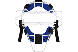 HolyElks Baseball Catchers Mask, Umpire Mask, Traditional & Lightweight, Protect Ears & Throat, Full-Face Protection with Wid