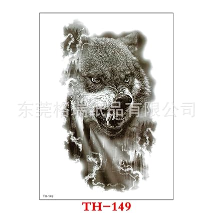 5pcs Fleur Bras Autocollant De Tatouage Demi Bras