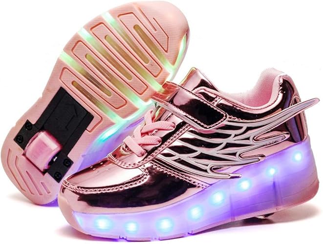Kinderschuhe mit Rollen Skateboardschuhe LED Skate Rollen ...