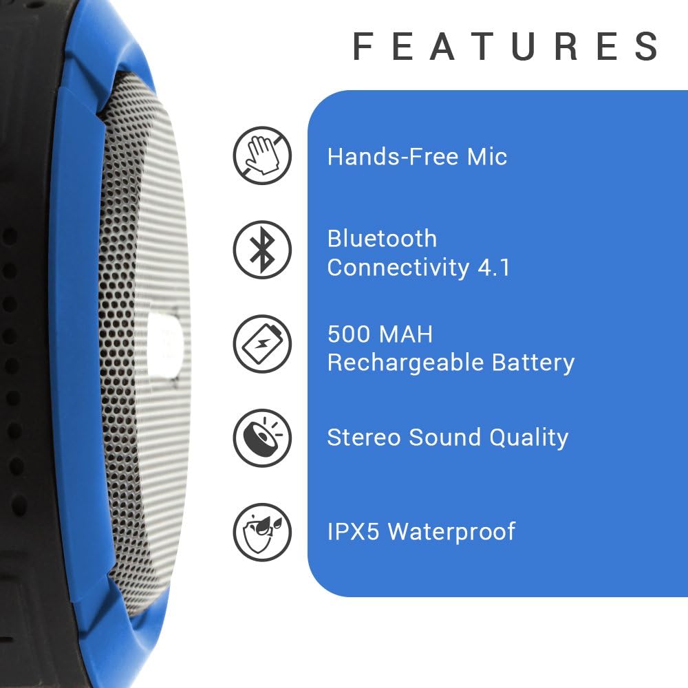 coby waterproof bluetooth speaker