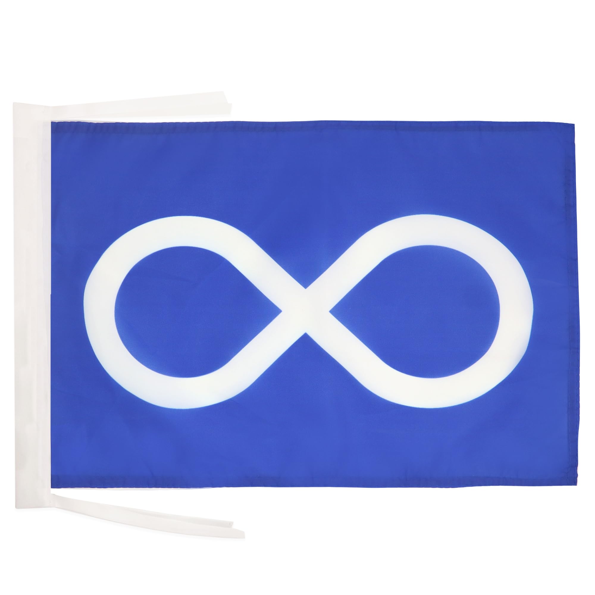 AZ FLAG - Metis people of Saskatchewan and Québec Flag - 18'' x 12'' - 100% Polyester metis Small Banner with Two Cords - Fade Resistant - Vivid Colors - 18x12 in - 45x30 Cm — image 1