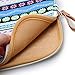KAYOND Canvas Fabric 15.6 inch laptop Sleeve case-Blue Snowflake