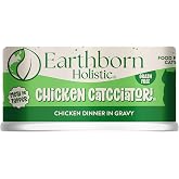 Earthborn Holistic Chicken Catcciatori Grain-Free Moist Cat Food 3 Ounce (Pack of 24)