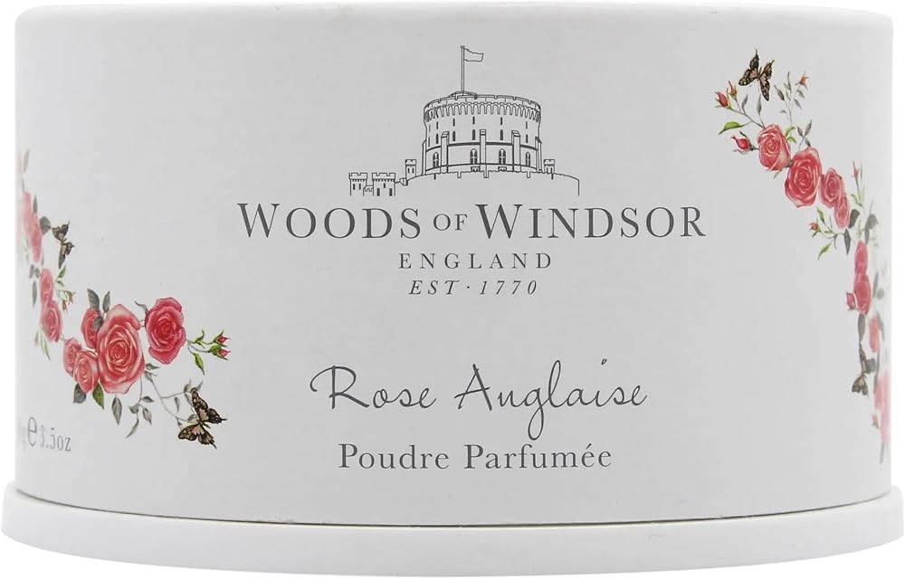 Woods of Windsor True Rose Dusting Powder Talc For Her 200g
