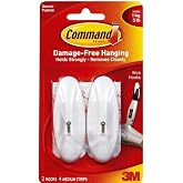 Command Strips 17068 Medium Command Wire Hooks 2 Count