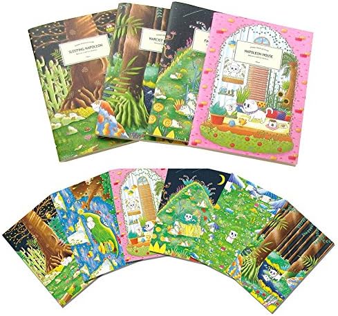 DAGAM Note and Postcard Set Ethnic Style Cat NAPOLEON Series 4 Notes 6 Cards