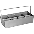 Pasco 3088 Fitting Tote Tray with 8 Dividers, 1, SS