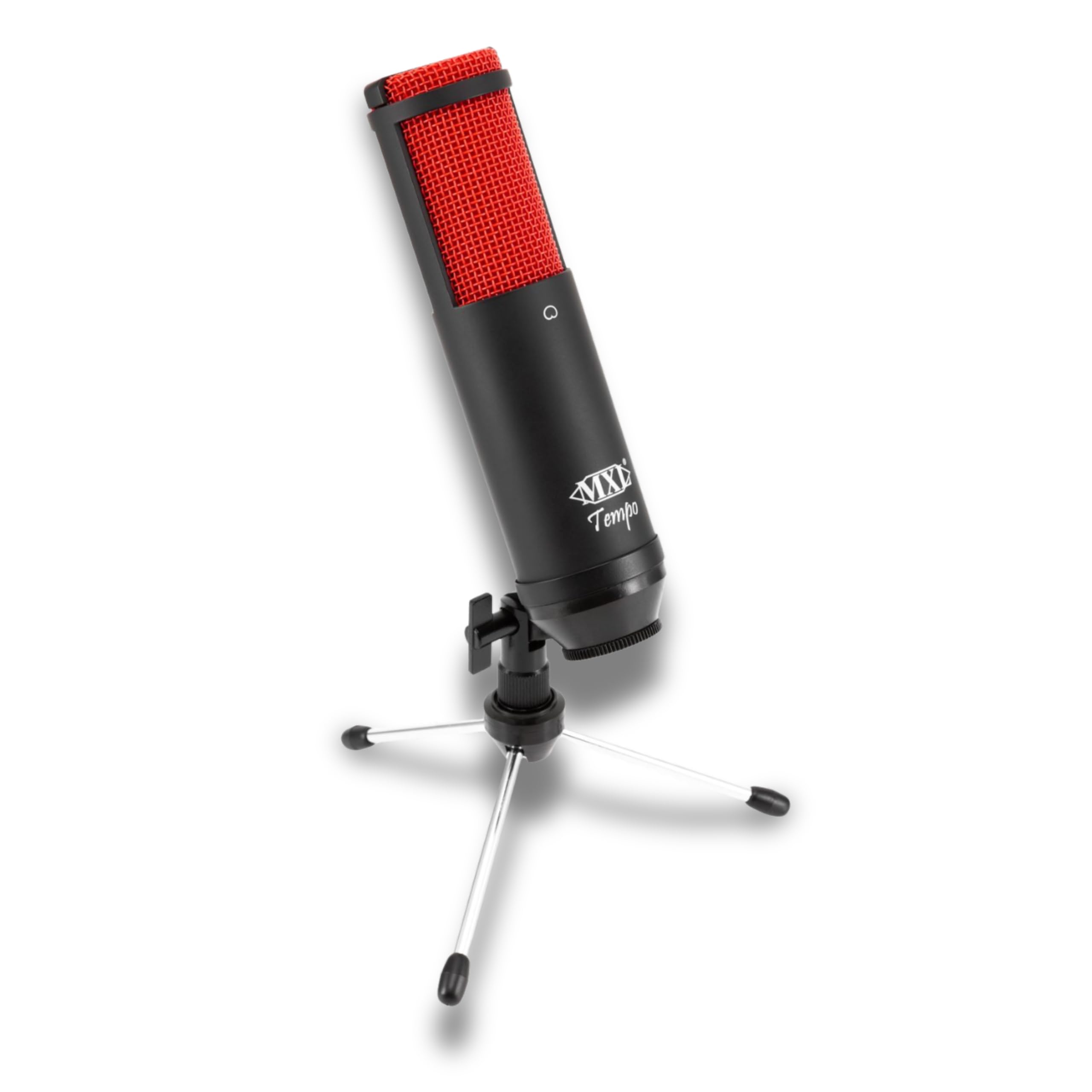 MXL Tempo USB Microphone, Black/Red