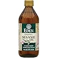 Eden Organic Sesame Oil, Unrefined, Extra Virgin, Traditionally Pressed, 16 fl oz Glass Bottle
