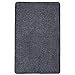 Domani Microfiber Mudtrap Super Absorbent Floor Mat with Nonslip Backing, 22-1/2 by 36-Inches, Black/Gray