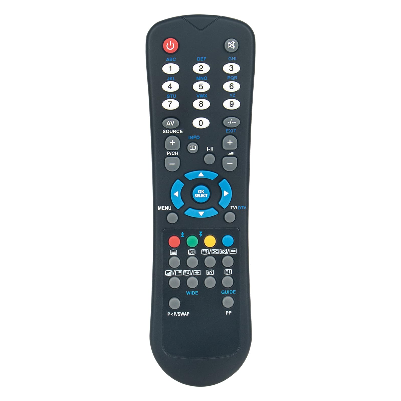 VINABTY New Replacement Remote Control fit for TECHNIKA LCD TV LCD26209V LCD26209 LCD26-209 LCD26-209V Remote Controller